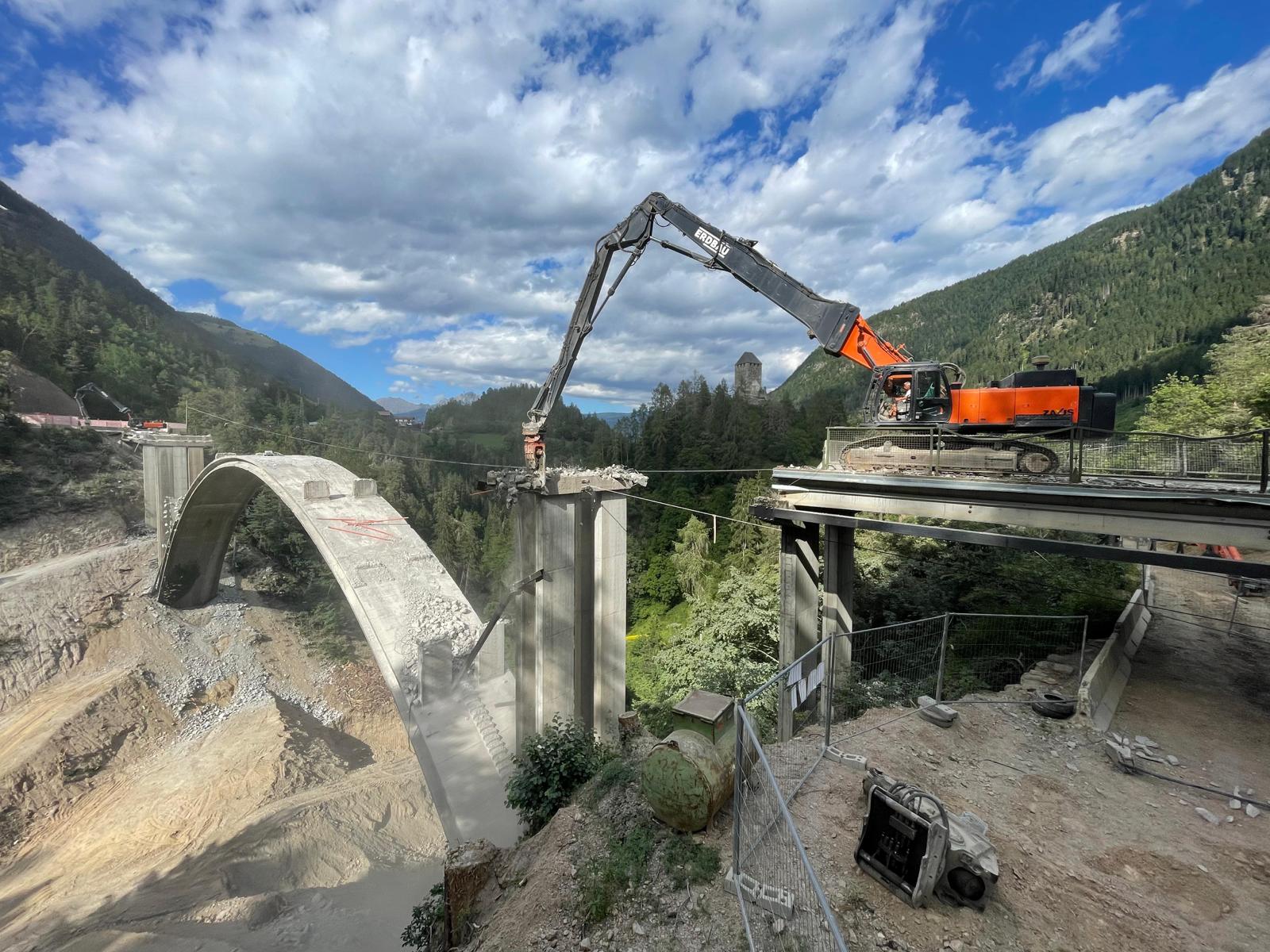 Il rinnovo del ponte di Eschenlohe: la vista laterale del ponte, così come il numero e la distanza dei supporti, rimarranno praticamente invariati&nbsp;(Foto: ASP/G.News)