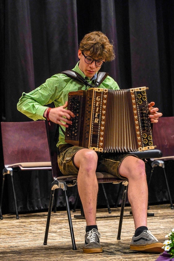 Giovanni Costanzi mit der Steirischen Harmonika (Foto: LPA/Referat Volksmusik)