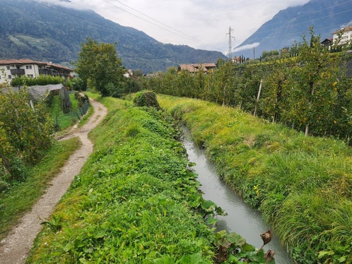 L'Ufficio sistemazione bacini montani ovest riprende i lavori per la messa in sicurezza idraulica e l'aumento della protezione dalle piene del torrente Mühl. (Foto: USP/Ufficio sistemazione bacini montani ovest/Martin Eschgfäller)