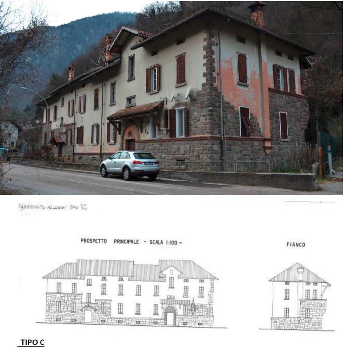 Eisenbahnerwohnhaus in Atzwang: Die Landesregierung hat heute (15. März) die Unterschutzstellung genehmigt. (Foto: LPA/Landesdenkmalamt)