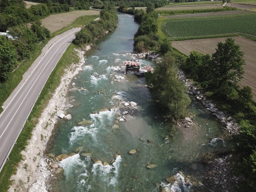 Nachher: Das Wehr in der Ahr bei St. Georgen bei Bruneck im Mai 2025. (Foto: LPA/Landesamt für Wildbach- und Lawinenverbauung Ost in der Agentur für Bevölkerungsschutz)