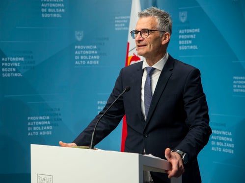 Abteilungsdirektor Forstwirtschaft Günther Unterthiner: Wir haben unsere Wälder erforscht, wir können uns auf Daten stützen, wenn wir Maßnahmen setzen. (Foto: LPA/Fabio Brucculeri) 