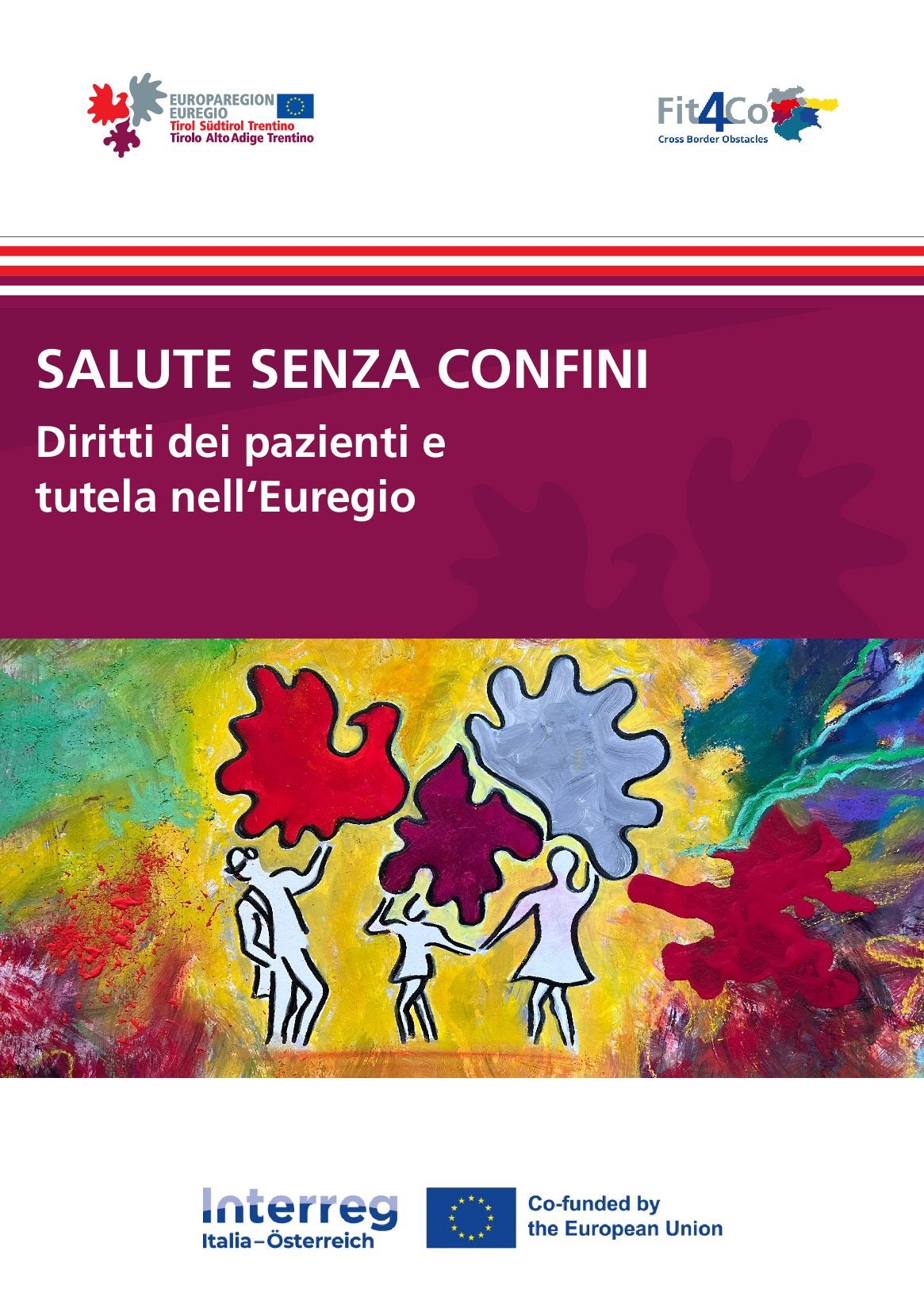 Copertina della brochure “Salute senza confini” (Foto: Euregio)