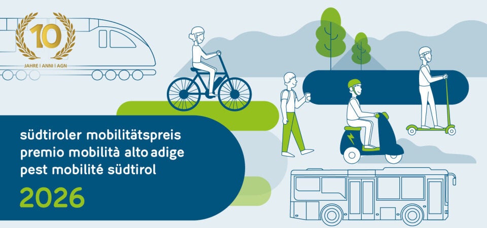 Mercoledì 13 maggio sarà presentata la decima edizione del Premio Mobilità Alto Adige a Palazzo Widmann, alle ore 8.45. (Foto: USP/STA-Strutture Trasporto Alto Adige SpA)