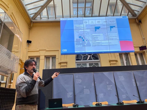 Ein Bild des Streetworkings in Italien skizzierte heute&nbsp;Lorenzo Camoletto&nbsp;von der Turiner Università della Strada. (Foto: LPA/Peter Koler)