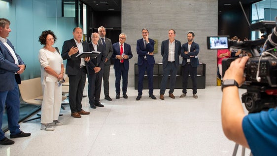 Cerimonia di inaugurazione della nuova sede della Ripartizione personale della Provincia in via Renon 5 a Bolzano (Foto: ASP/F. Brucculeri)