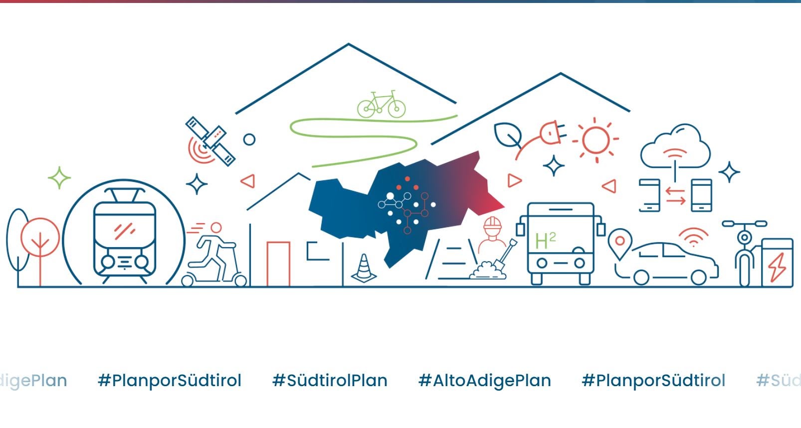 Der SüdtirolPlan für die Mobilität von Morgen stellt die Weichen für nachhaltig Mobilität in Südtirol. Für die finale Genehmigung des Landes durch die Landesregierung liegen nun alle nötigen Gutachten vor. (Foto: LPA)