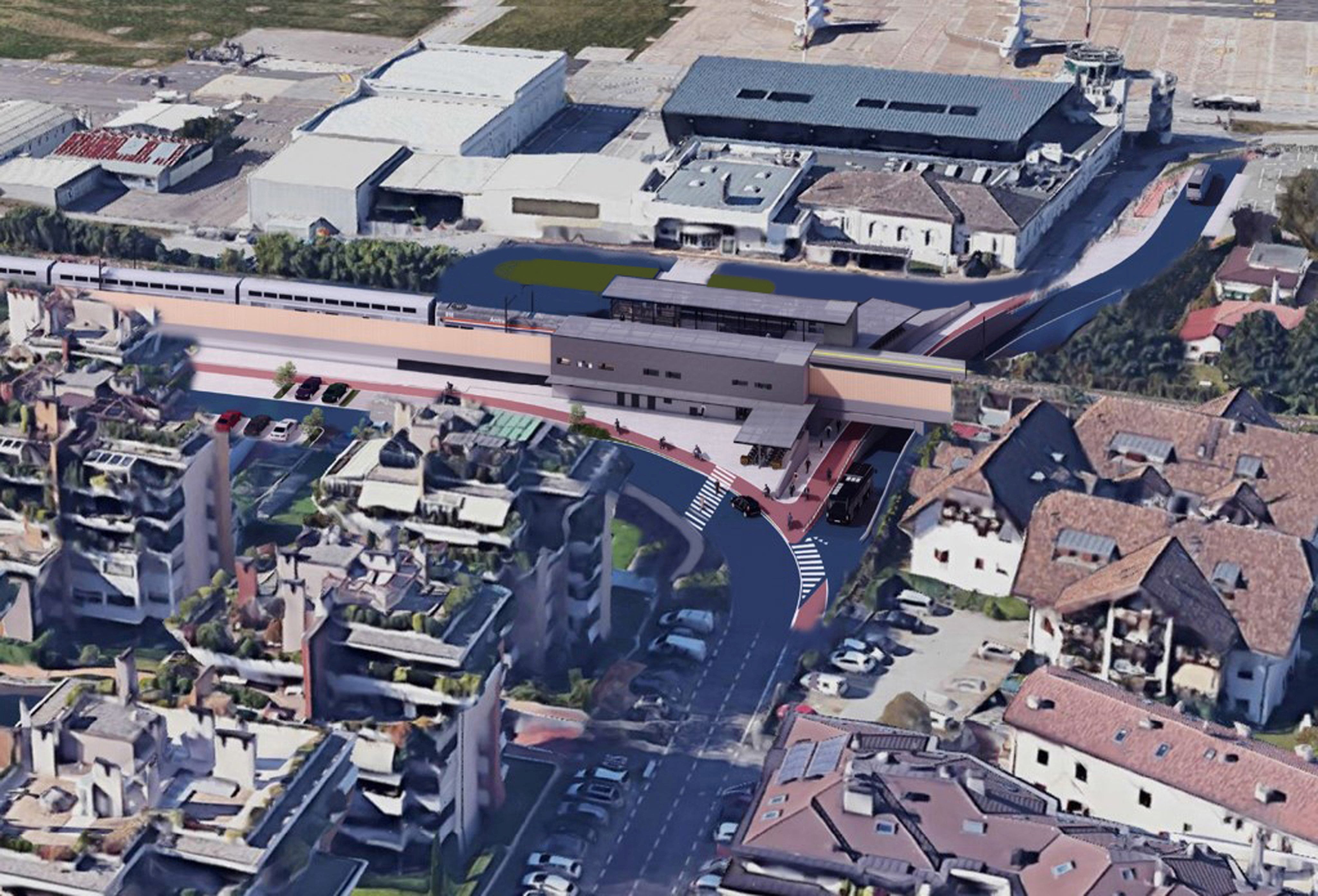 St. Jakob bekommt eine neue Bahnhaltestelle. (Rendering: Sta)