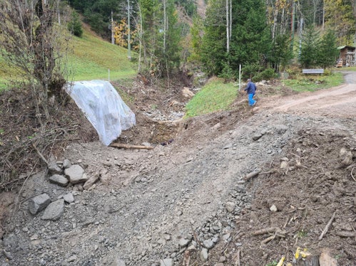Auch im Kesslerbach (im Bild) hat die Wildbachverbauung die Unwetterschäden beseitigt. (Foto: LPA/Landesamt für Wildbach- und Lawinenverbauung Ost)