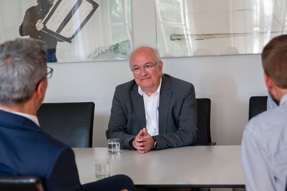 Nicolas Levrat, sessantenne svizzero, è direttore del Global Studies Institute dell'Università di Ginevra, specializzato in studi internazionali. (Foto: ASP/Greta Stuefer)
