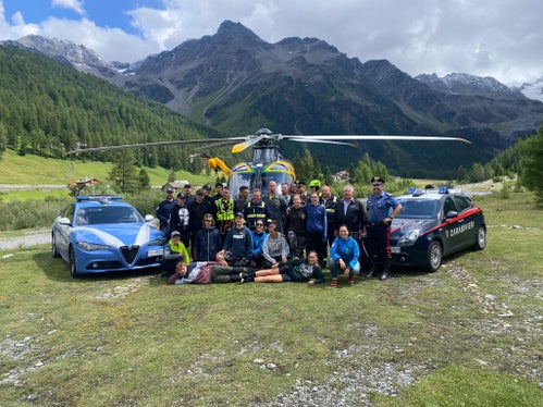 Hanno partecipato 14 ragazze e ragazzi di età compresa tra i 14 e i 16 anni (Foto: ASP/Protezione Civile della Croce Bianca)