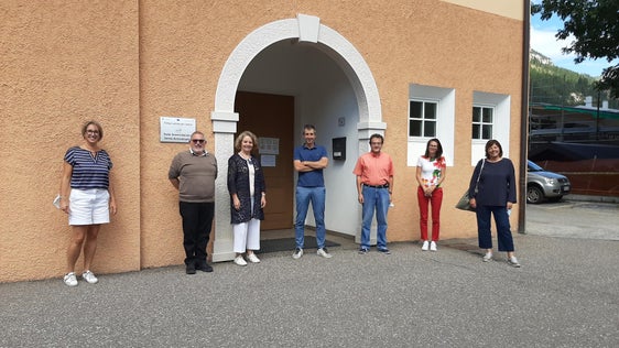 Incuntada danter i rapresentanc dles istituziuns scolastiches dl'Intendënza ladina dl Südtirol y dla Scora de Fascia (Foto: USP/Intendënza Ladina)