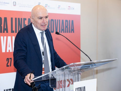L'amministratore delegato e direttore generale di RFI-Rete Ferroviaria Italiana, Aldo Isi. (Foto: USP/Tiberio Sorvillo) 