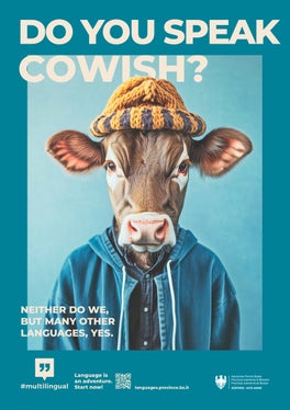 La nuova campagna, con l'hashtag #multilingual, promuove la diversità linguistica e la consapevolezza del plurilinguismo. (Foto: USP)