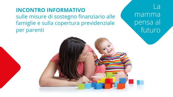 L'evento informativo online dal titolo "La mamma pensa al futuro" si svolgerà martedì 23 maggio sul canale YouTube in lingua italiana della Provincia (Foto: ASP)