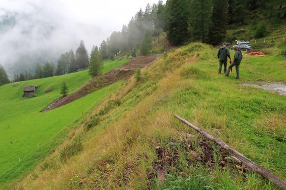 Zu den Aufgaben des Forstdienstes zählen unter anderem Regiearbeiten in der Landschaft.&nbsp;(Foto: LPA/Amt für Bergwirtschaft)