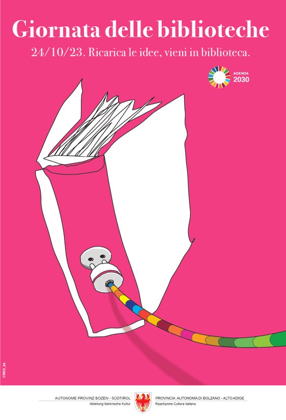 Unter dem Motto "Ricarica le idee, vieni in biblioteca" finden am morgigen Tag der Bibliothek (24. Oktober) und im ganzen Monat Oktober kulturelle Initiativen für Kinder und Erwachsene statt.