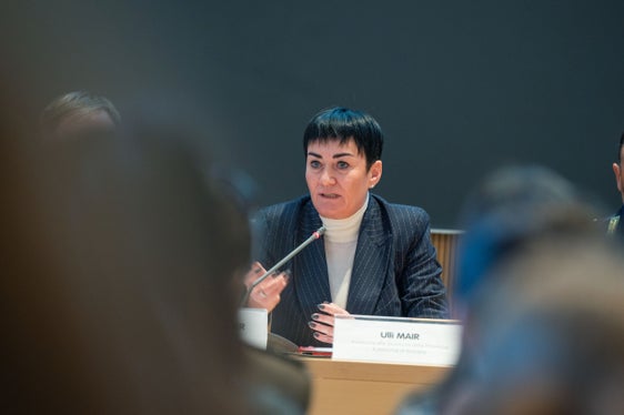 L'assessora provinciale alla Sicurezza Ulli Mair. (Foto: USP/Greta Stuefer)