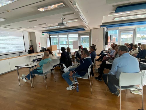 Il convegno ha offerto agli ispettori l'opportunità di informarsi in modo approfondito sul tema della patente a crediti. La certificazione è obbligatoria dal 1° ottobre 2024. (Foto: USP/Ispettorato del lavoro)