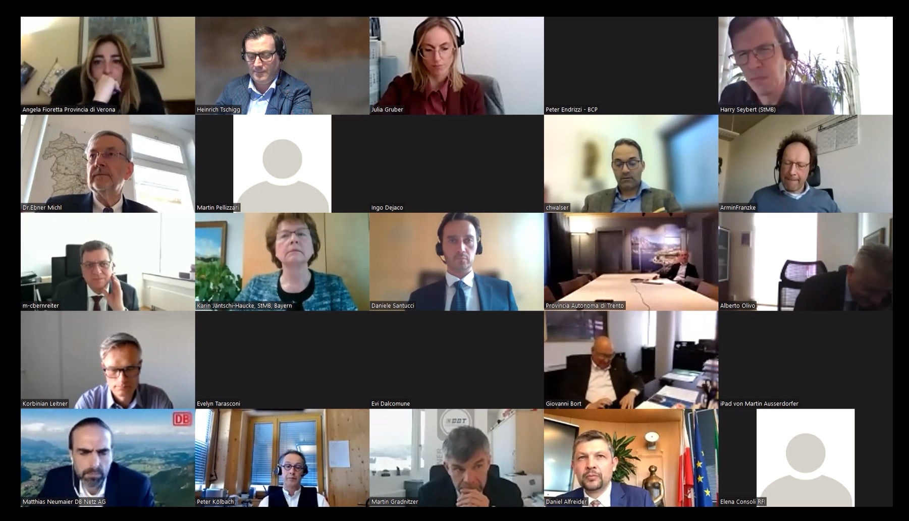 Giovedì 3 marzo si è svolta online l'annuale Conferenza dei presidenti della Comunità d’Azione Ferrovia del Brennero (CAB)  (Foto: ASP/Ingo Dejaco)