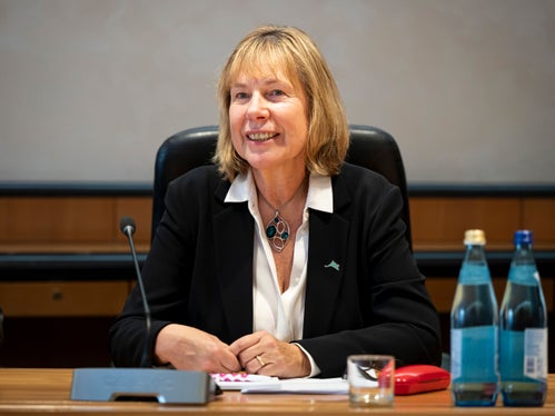 La segretaria generale della Convenzione delle Alpi, Alenka Smerkolj (Foto: USP/Fabio Brucculeri)