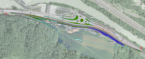 Avviata la modifica del piano urbanistico: una nuova rotatoria nei pressi dell’uscita autostradale di Bolzano Nord dovrebbe garantire una maggiore sicurezza stradale e ridurre i congestionamenti. (Foto: Ufficio Pianificazione territoriale e cartografia)
