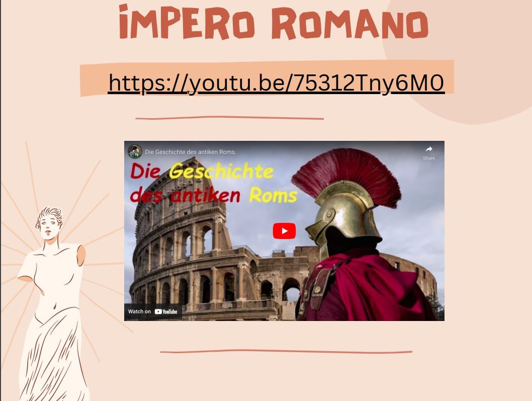 Il video “Intervista sull'Impero romano”