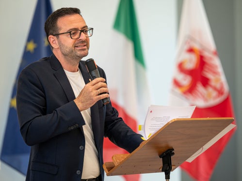 All'inizio del suo mandato politico in seno alla Giunta provinciale, il vicepresidente Marco Galateo ha assunto come delega anche lo Sviluppo economico. “Continueremo a sostenere la crescita e la competività delle nostre imprese”, ha detto. (Foto: USP/Fabio Brucculeri)