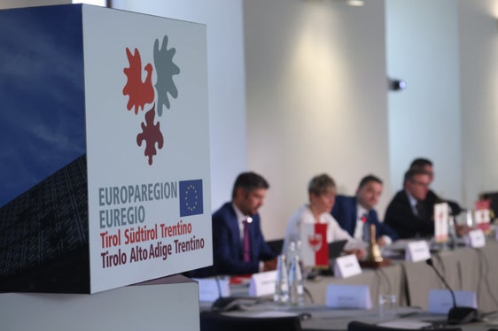 Der Euregio-Vorstand und die Euregio-Versammlung tagten heute, 1. Juni, in Trient. (Foto: Land Trentino/Matteo Rensi)