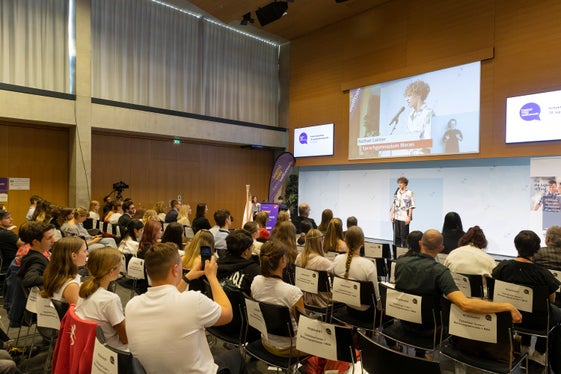 Der Auftritt von Nathan Laimer (Foto: Land Tirol)