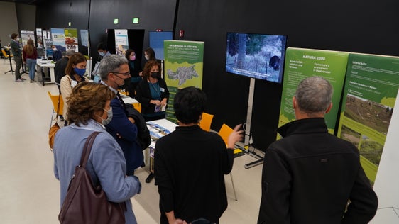 23 Innovationsprojekte wurden auf der Projektmesse vorgestellt. (Foto: LPA/Peter Daldos)