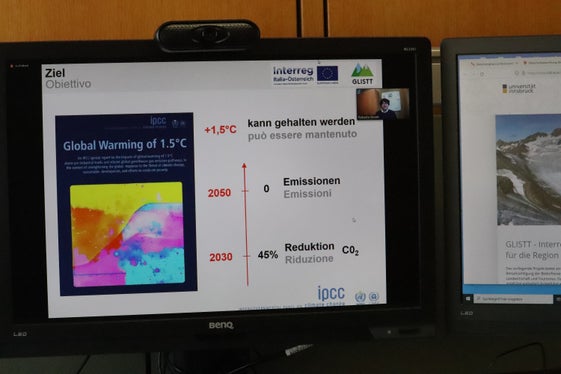 Il progetto Interreg GLISTT è stato presentato e sintetizzato oggi in videoconferenza (Foto: Agenzia per la Protezione Civile / Maja Clara)