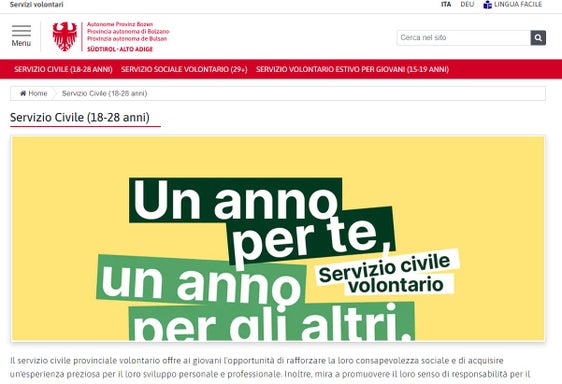 I giovani e le giovani che desiderano svolgere un servizio civile volontario della durata compresa tra 8 e 12 mesi possono rivolgersi alle organizzazioni che offrono questa opportunità. Maggiori informazioni sono disponibili anche presso l’Ufficio Volontariato e solidarietà. (Foto: USP)