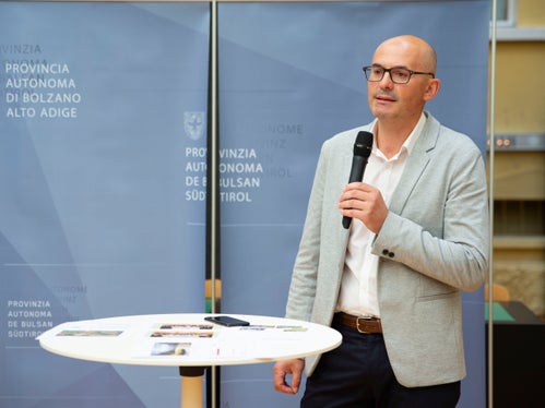 Il sindaco di Funes, Peter Pernthaler (Foto ASP/Fabio Brucculeri)