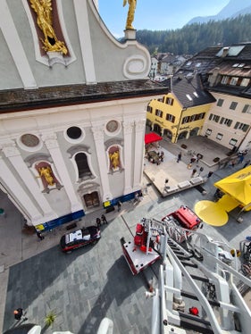 Die Agentur für Bevölkerungsschutz hat vor einem Jahr den Informationstag Hochwasser nach Brixen gebracht, heuer stand Innichen auf dem Programm. (Foto: LPA/G.News)