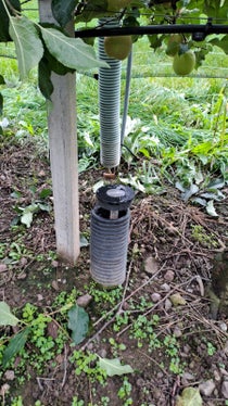 Ausgezeichnetes Projekt Sensorbasierte Bewässerung: im Bild ein Sensor (Foto: LPA/Agrarbetrieb Laimburg in der Agentur Landesdomäne)