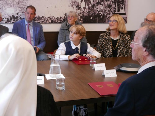 Riferendosi al giovane Matteo, il presidente Kompatscher ha aggiunto Premiamo anche chi è stato così abile e coraggioso da riuscire a salvare la vita di una persona. (Foto: USP/Silvia Obwexer)