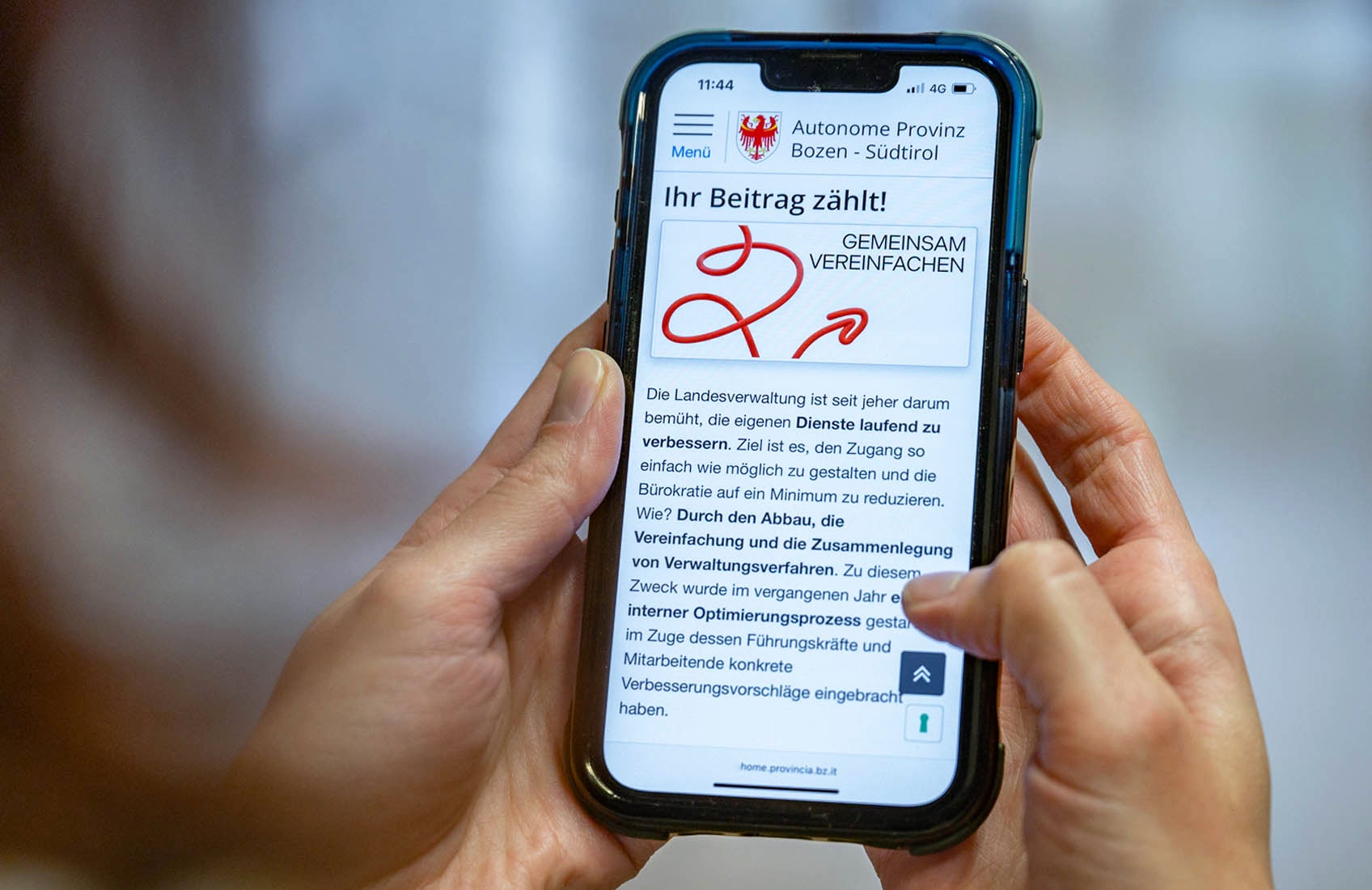 Noch bis zum 31. Juli können Bürgerinnen und Bürger konkrete Vorschläge für eine bürgernahe und einfachere Verwaltung bequem via&nbsp;Online-Formular&nbsp;einreichen. (Foto: LPA/Greta Stuefer)