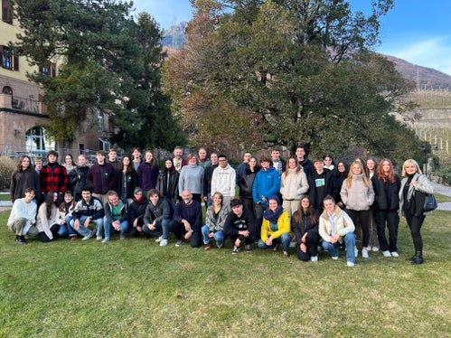 Insgesamt 36 Oberschülerinnen und Oberschüler aus dem ganzen Land nahmen an den diesjährigen Talente Tage teil. (Foto: LPA/Deutsche Bildungsdirektion)