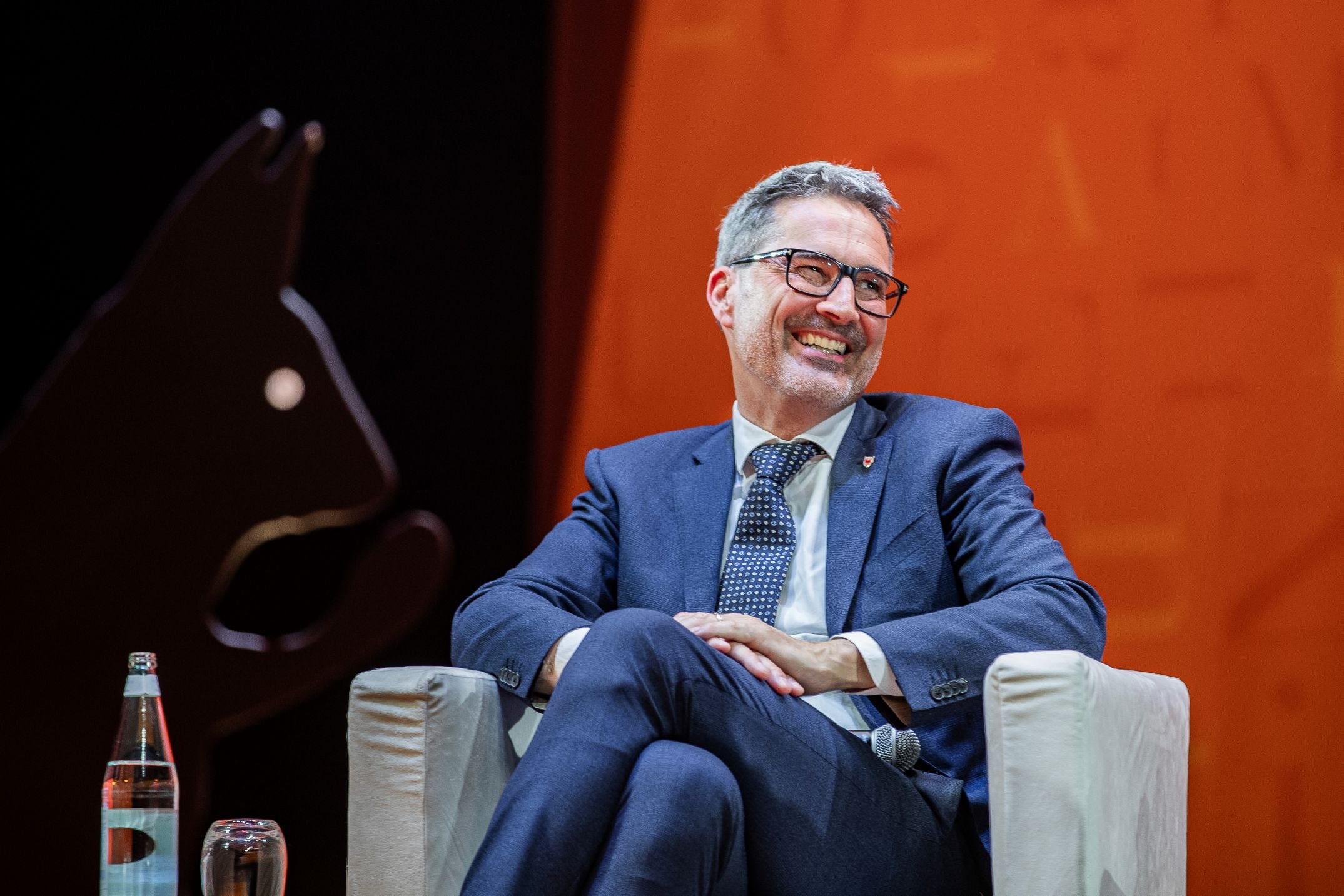 Siamo orgogliosi di contribuire, con la nostra Autonomia, al risanamento delle finanze del Paese”, ha detto il presidente della Provincia autonoma di Bolzano, Arno Kompatscher, al Festival dell'economia di Trento. (Foto: Michele Lotti - Archivio Ufficio stampa Provincia autonoma di Trento)
