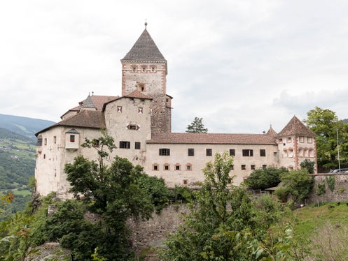 L'Istituto dei Castelli dell'Alto Adige ha messo per la prima volta a disposizione dell'Euregio Castel Trostburg, dove si è potuta svolgere la serata artistica grazie alla collaborazione con Meraner Festspiele.  (Foto: ASP/Tiberio Sorvillo) 
