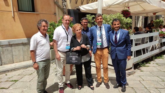 Da sinistra Gregor Prugger, Peter Demetz, Maria Falcone, Gerald Moroder, Daniel Alfreider e  Vincenzo Di Fresco (Foto: ASP)