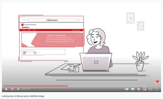 Die Arbeitsvermittlungszentren unterstützen Arbeitslose und Arbeitsuchende bei der Arbeitssuche mit Video-Tutorials, die auf den Landeswebseiten zur Arbeit zu finden sind. 