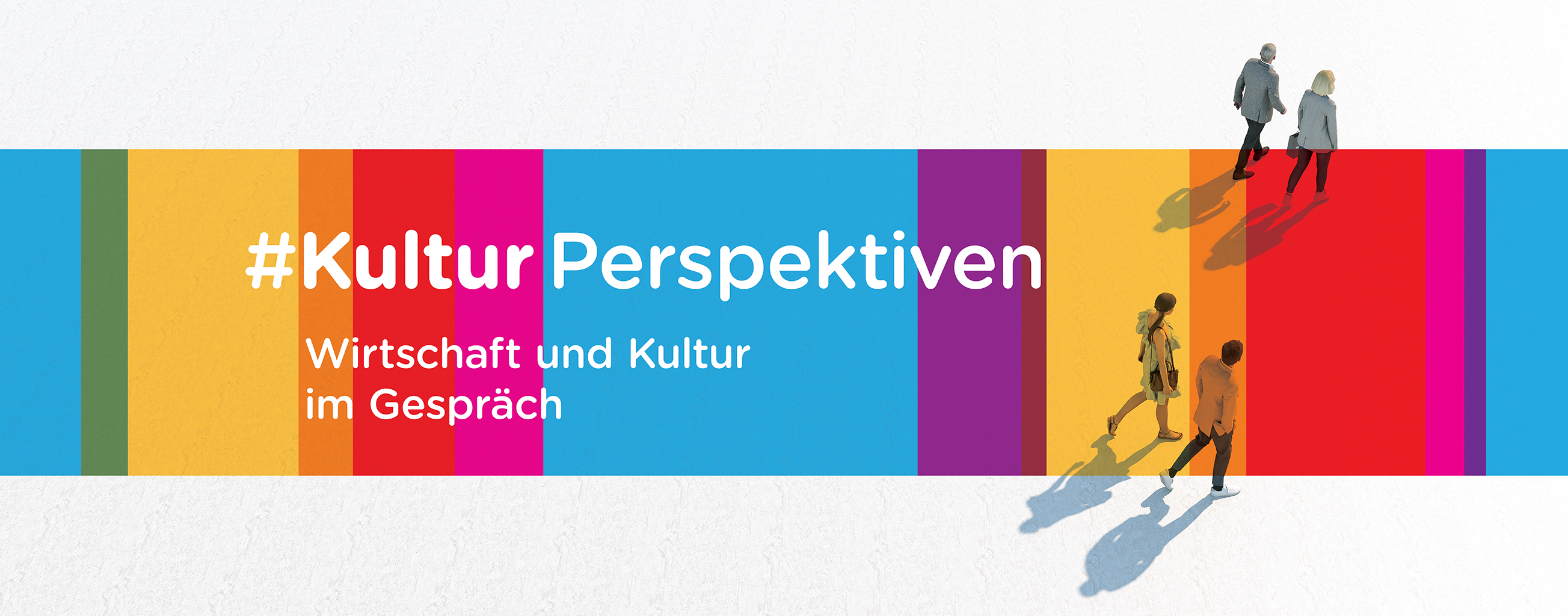 Zur Veranstaltungsreihe #KulturPerspektiven lädt Landesrat Achammer ab 3. Mai. Dabei wird mit Gästen aus dem Kunst-, Kultur- und Wirtschaftsbereich über kulturelle Themen diskutiert. Im Bild das Logo der Veranstaltungsreihe