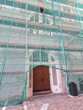 Tra gli interventi inseriti nel programma vi è il restauro della facciata della Blaues Haus, in Via Conciapelli 69. (Foto: ASP/Gianluca Crocco)