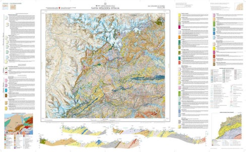 Das geologische Kartenblatt 006 St. Leonhard ist das zehnte in Südtirol, das gedruckt wurde. (Grafik: LPA/Amt für Geologie und Baustoffprüfung) 