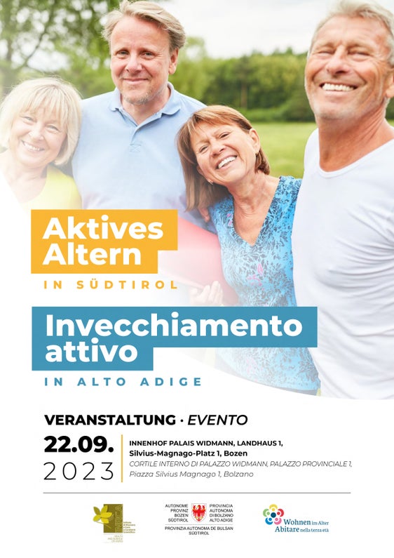 Am 22. September wird in einer Vormittagsveranstaltung das Aktive Altern in Südtirol und Italien in den Fokus gestellt. (Foto: LPA/Ressort für Familie, Senioren, Soziales und Wohnbau)