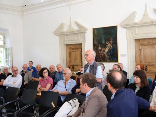 Un vivace dibattito in occasione della presentazione del 50° volume delle “Pubblicazioni dell'Archivio provinciale di Bolzano”. (Foto: ASP/Archivio provinciale di Bolzano)
