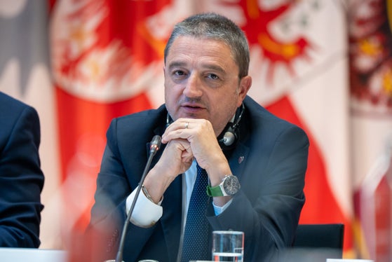 Il presidente della Provincia autonoma di Trento, Maurizio Fugatti (Foto: Land Tirolo/Neuner)