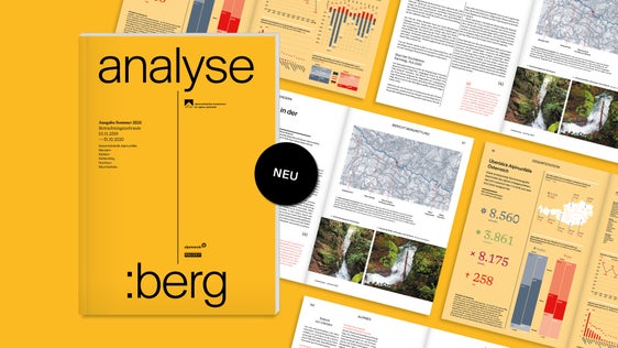 Rivista di settore con articoli e dati della banca dati sugli incidenti in montagna in Alto Adige (Foto: analyse:berg)